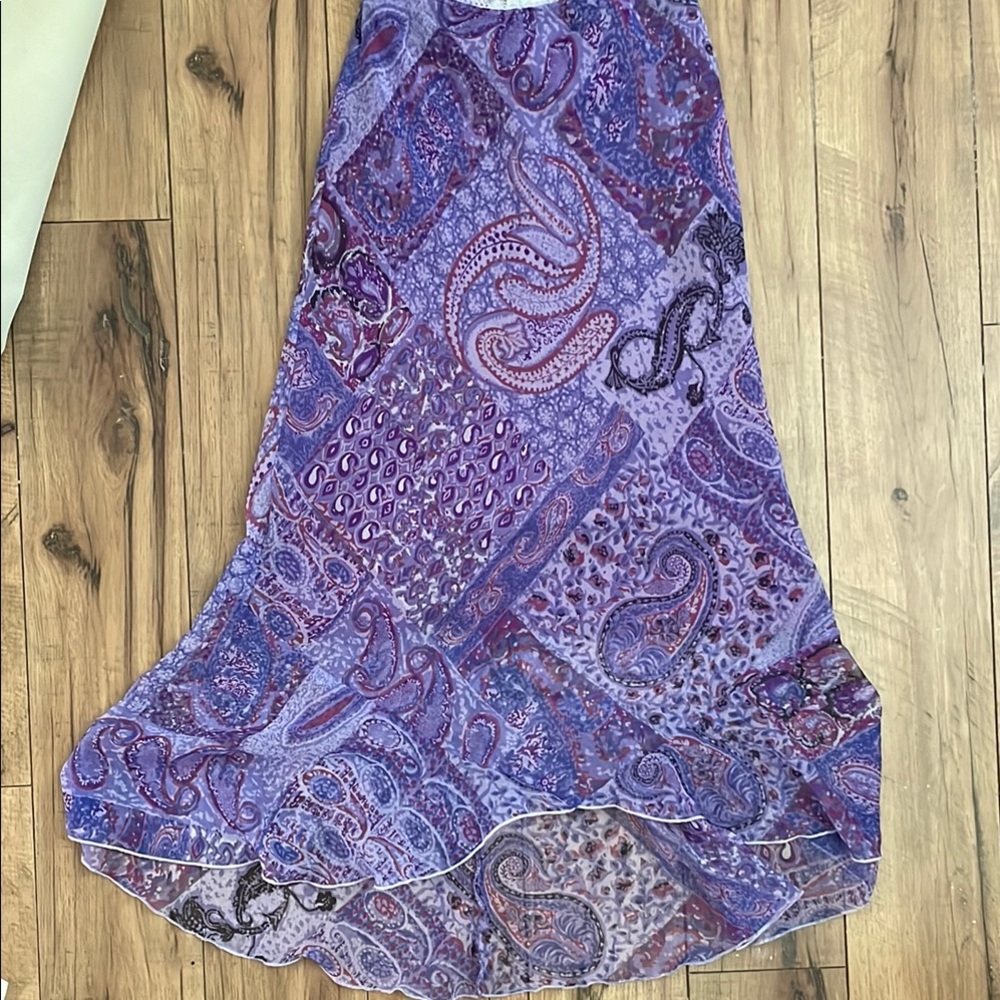 Y2K mermaid , asymetrical, handkerchief Skirt